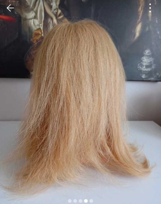 Blond peruka z włosów naturalnych azjatyckich