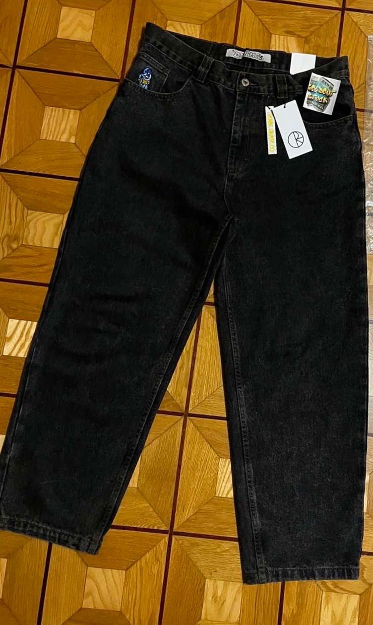 Polar 93 denim washed black