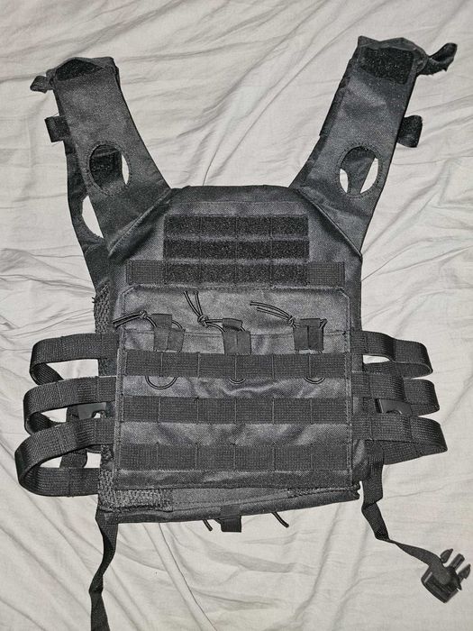 Colete preto Airsoft