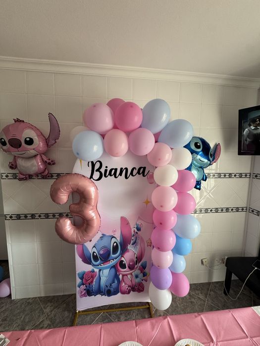 Pano decoração do Stitch (vai sem o nome)