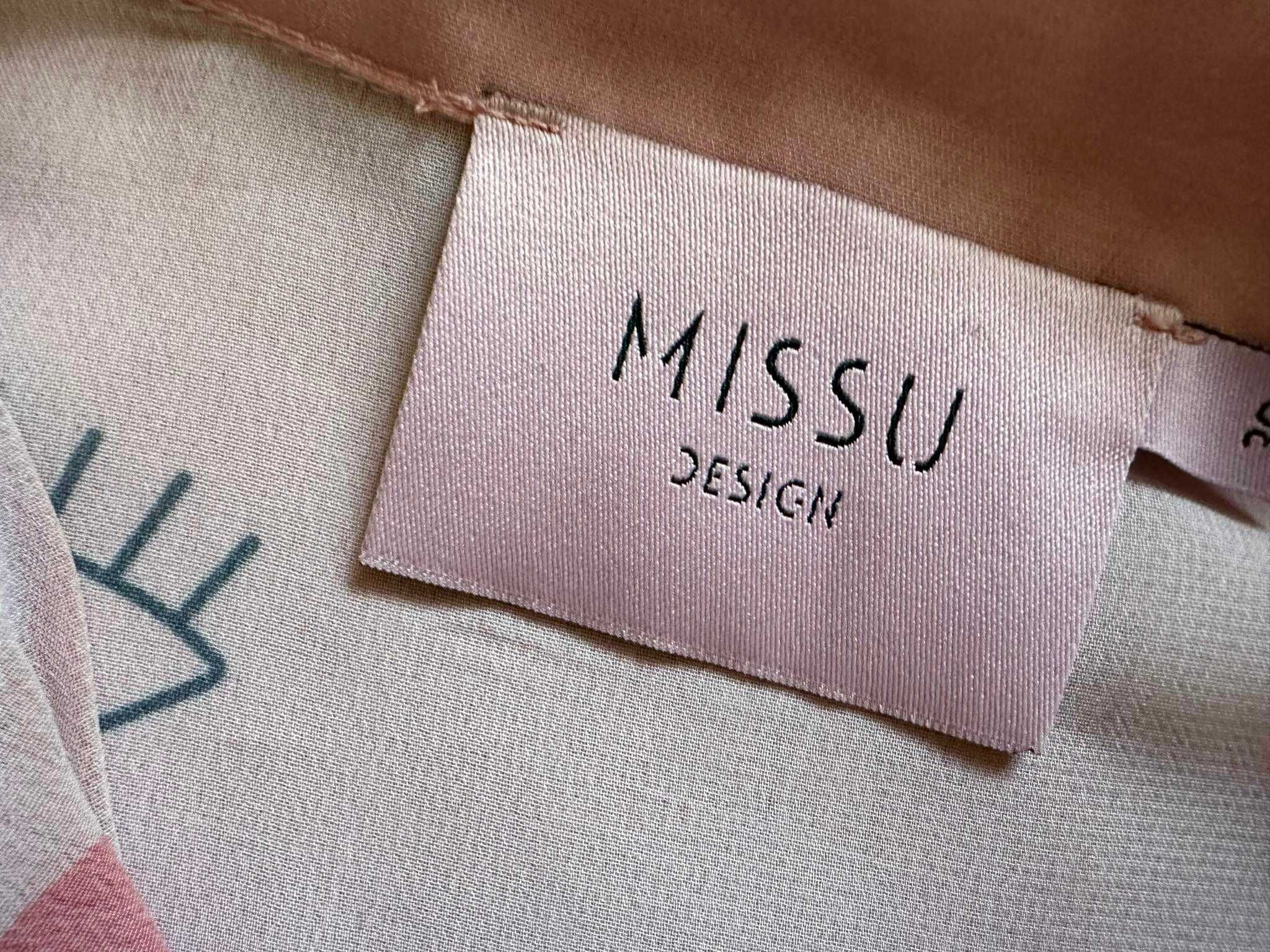 Missu Design piękna koszula mgiełka 36 38 S