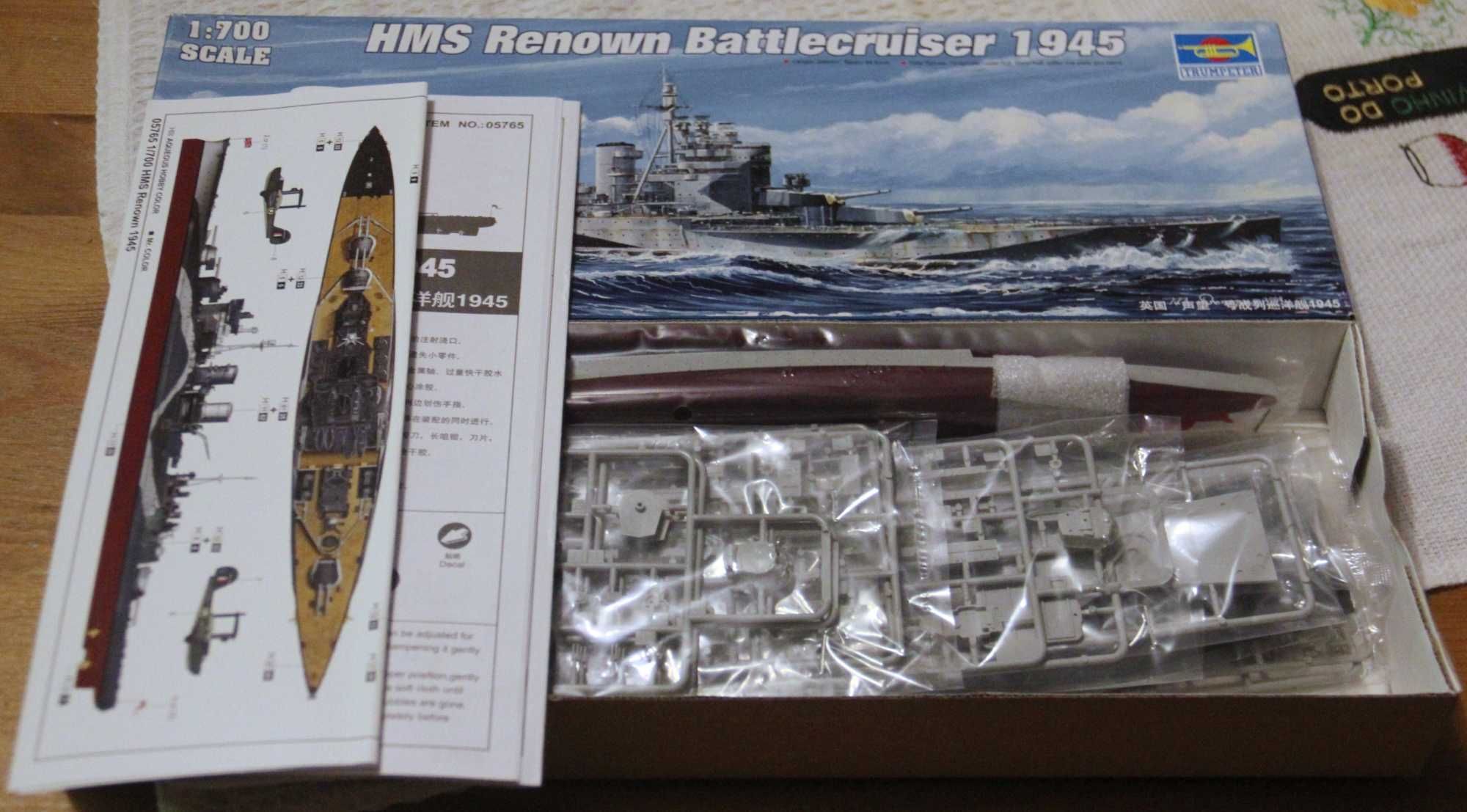 1:700 Trumpeter 05765 model brytyjskiego pancernika HMS Renown