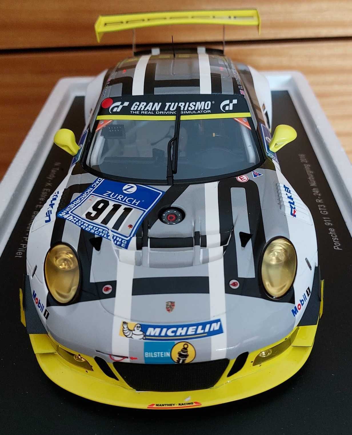Porsche 911 991 GT3 R #911 24h Nürburgring 2016 SPARK 1:18