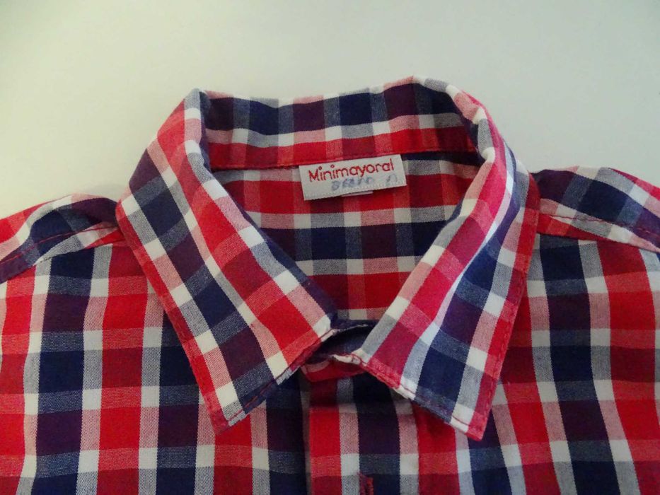 Camisa curta Mayoral (vermelha) 5 anos
