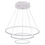 Lampa wisząca okrągła Ring 3 biała 40/60/80 koła LED inside 3000K 99W