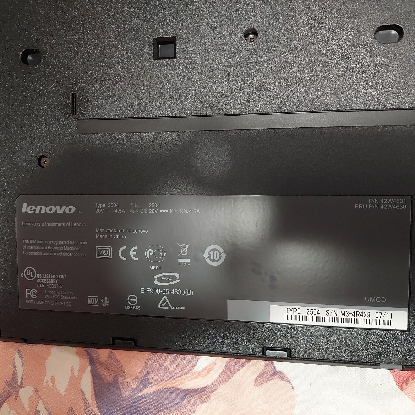 Stacja dokująca Lenovo Type 2504