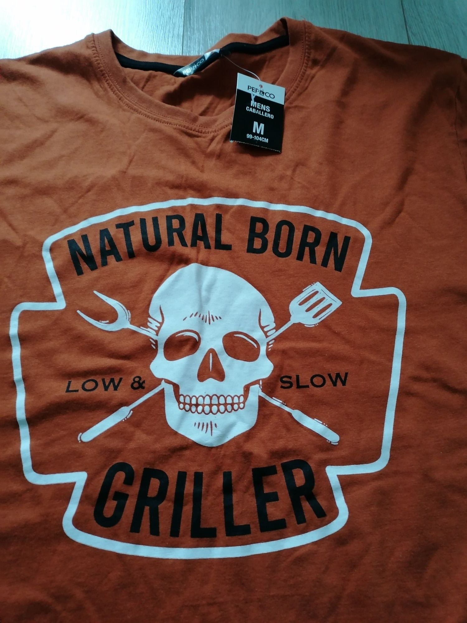 Koszulka T-shirt natural born griller M