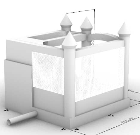 Insuflável Branco com Slide (novo)