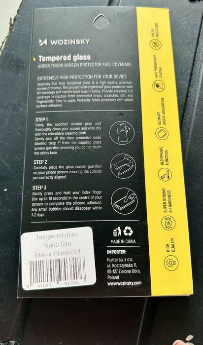 Zestaw!!! Etui Folia Szkło Hartowane iPhone 13 mini