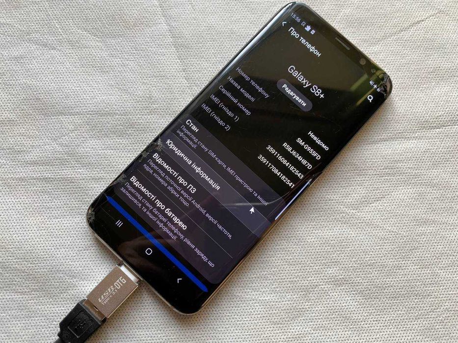 Samsung Galaxy S8 Plus sm-g955fd на деталі під ремонт