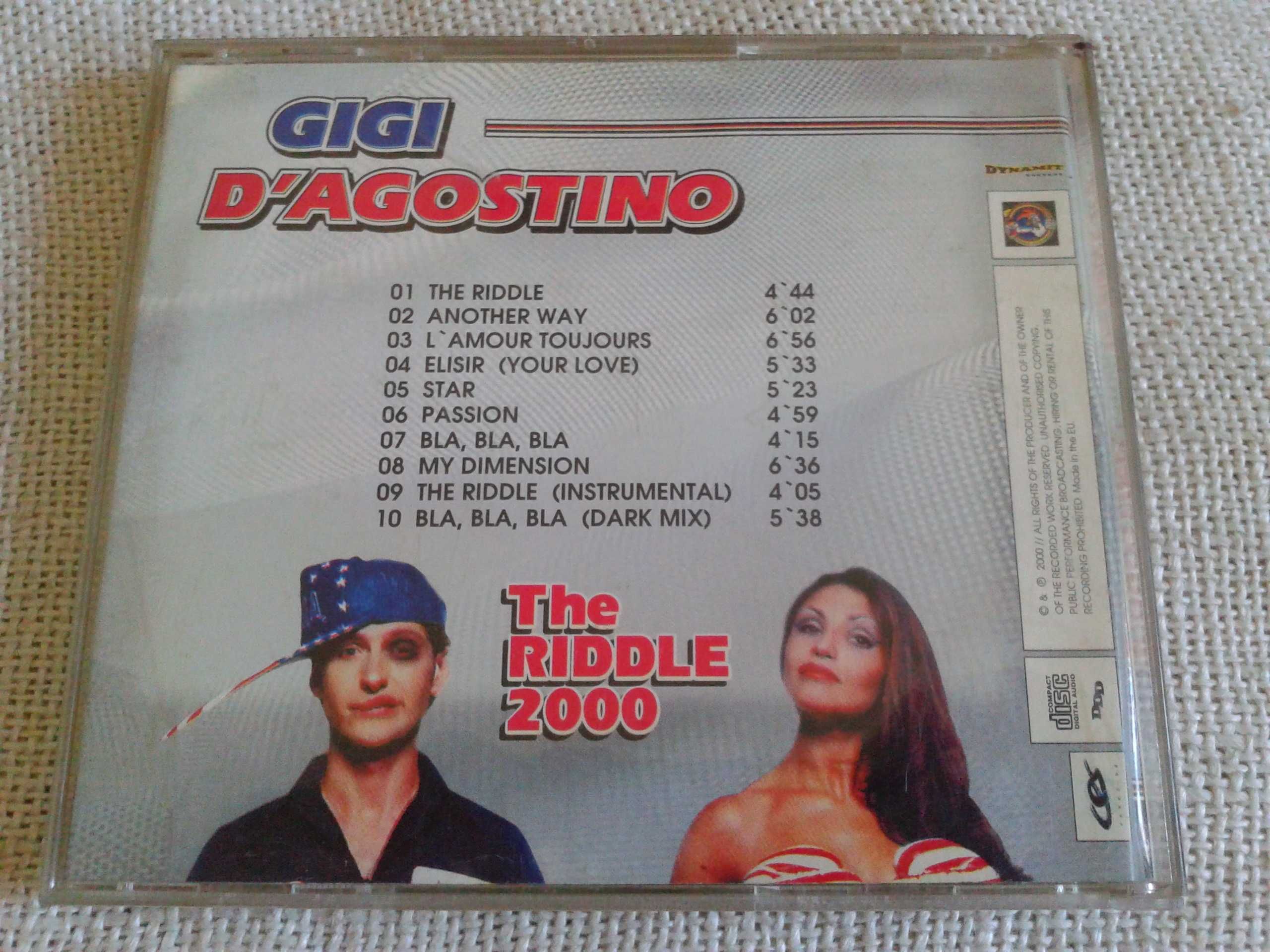 Gigi D'Agostino – The Riddle 2000  CD