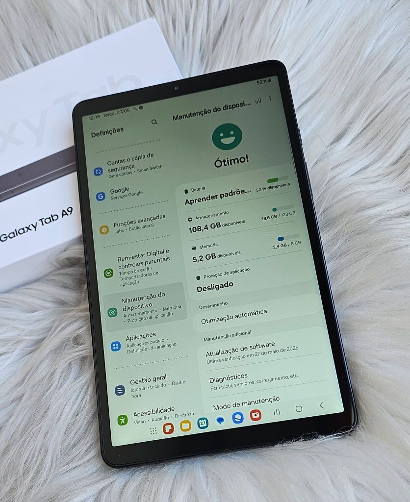 Tablet Samsung A9 128gb  Nova