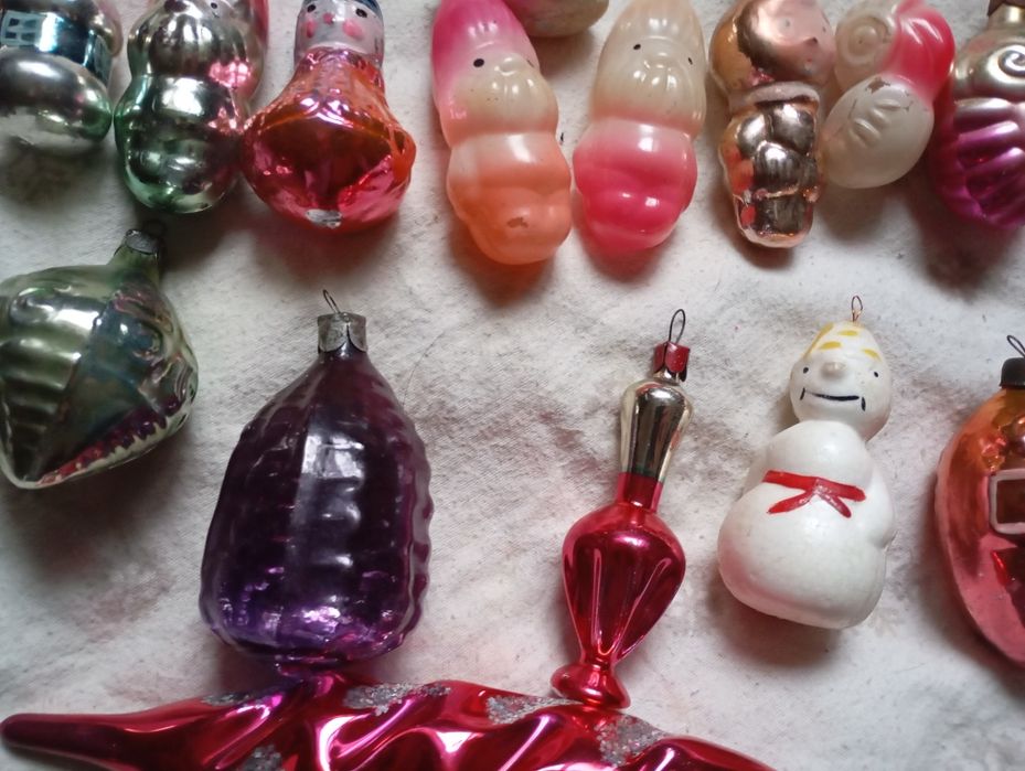 Ёлочные игрушки СССР фигуры