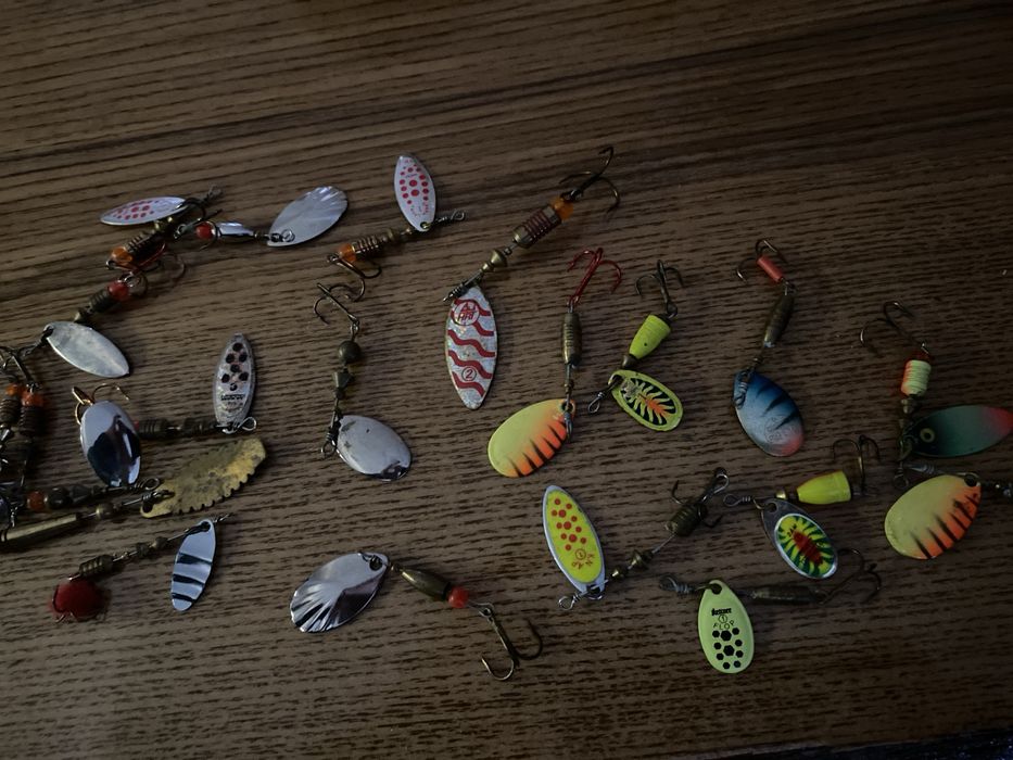 Błystki, blaszki obrotowe