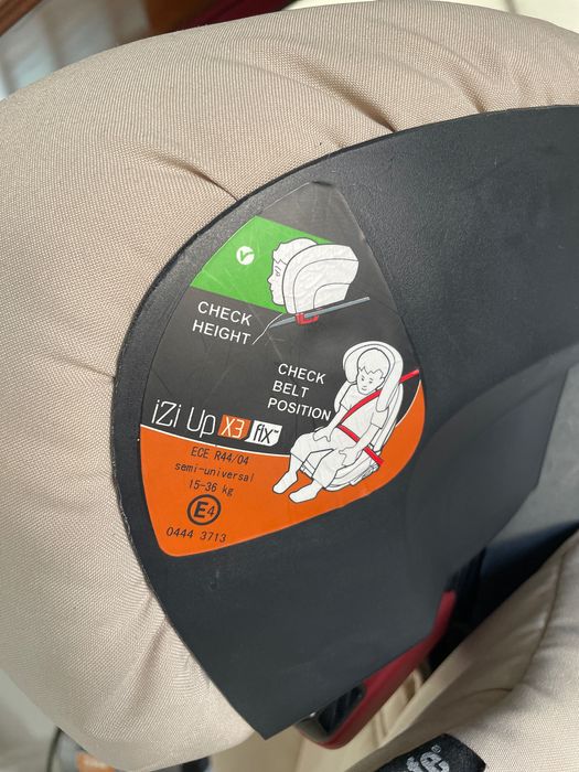 Cadeira BeSafe iZi Up X3 fix bege - Grupo 2-3