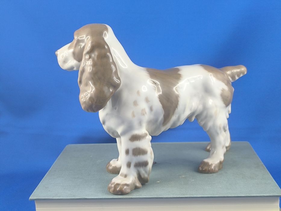 Spaniel Bing&Grondahl Kopenhaga #pies #ozdoba #dekoracja #porcelana