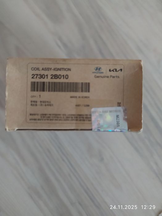 катушки зажигания Hyundai/Kia с номером детали 27301-2B010.