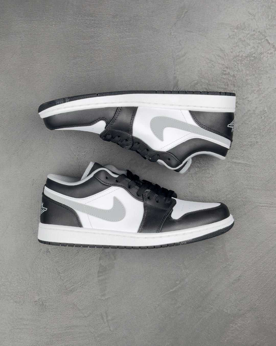 Кросівки Air Jordan 1 Low 'Black Medium Grey'