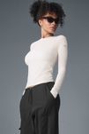 Лонгслів Alo Yoga Ribbed Sea Coast Long Sleeve White