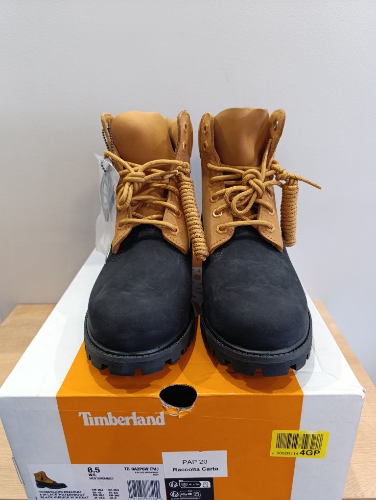 Męskie trapery Timberland 6 IN Premium r.42 nubuk waterproof