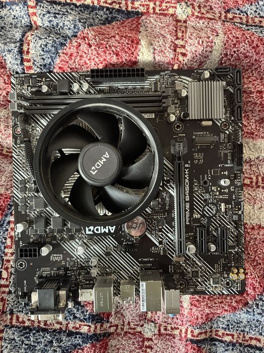 материнська плата PRIME B450-K II в комплекте с процесс. ryzen 5 1600