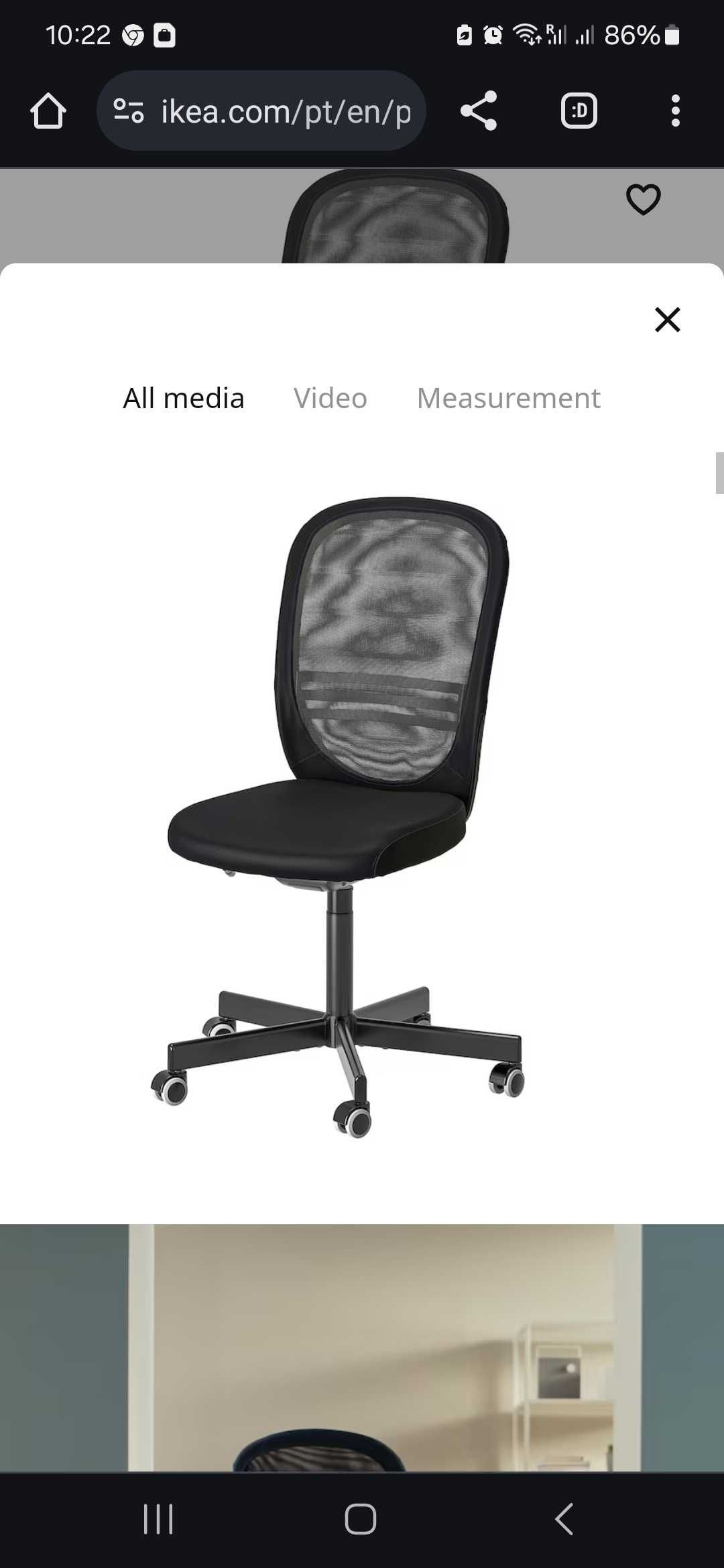 Cadeira de escritorio