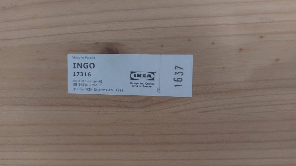 Conjunto Mesa Ikea INGO e 4 Cadeiras Ivar