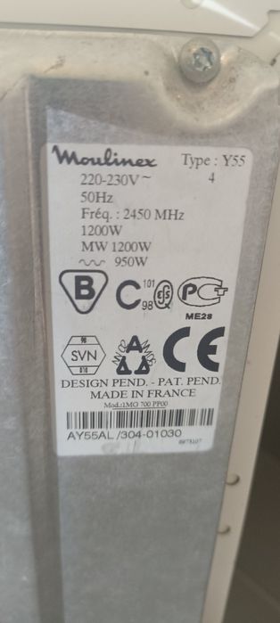 Micro ondas moulinex com grill