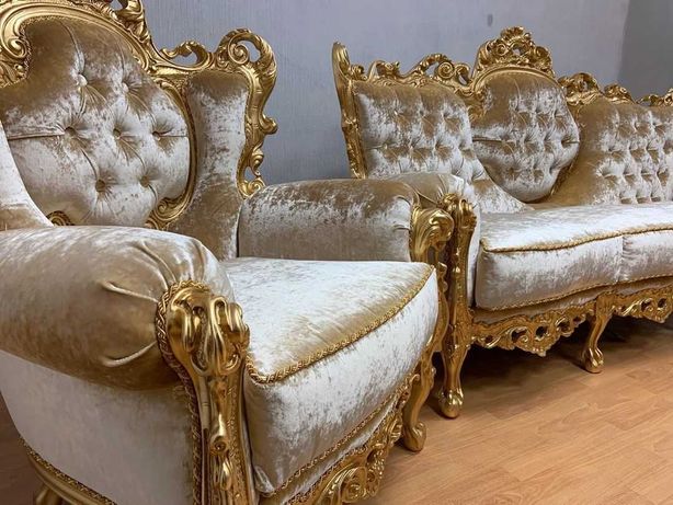 комплект итальянской  мягкой мебели барокко Morello Gianpaolo