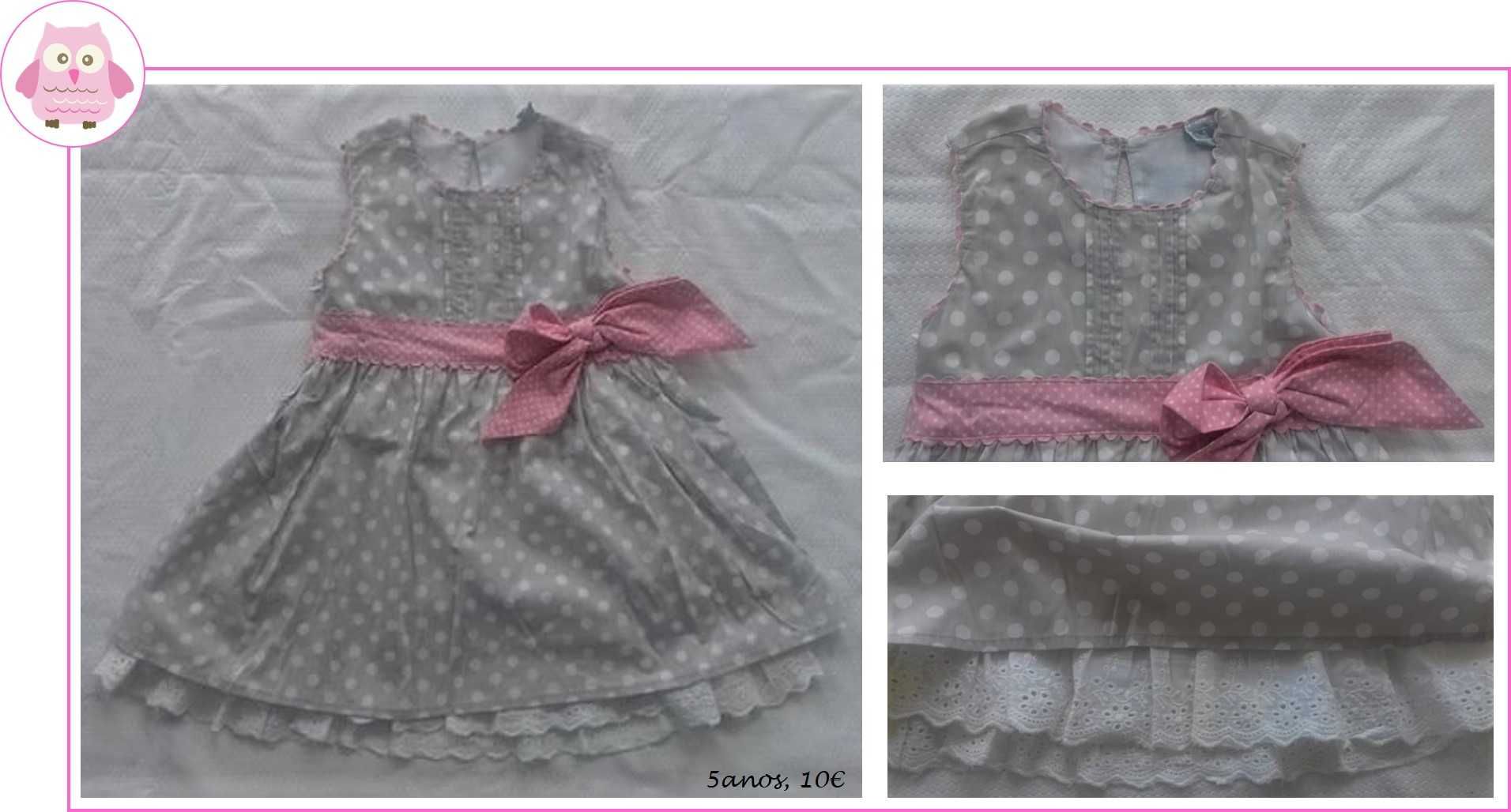 4-5Anos Menina Primavera/Verão - saias, vestidos e calças