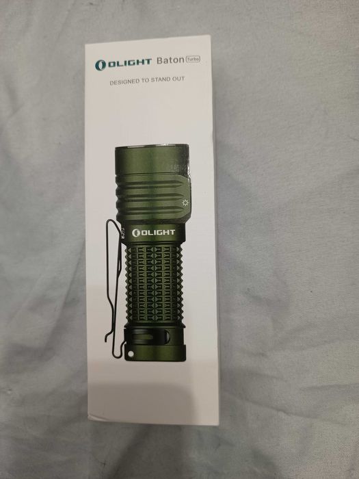 Latarka akumulatorowa Olight Baton Turbo OD Green - 1000 lumenów
