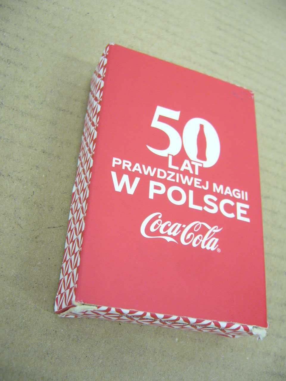 Karty do gry Coca Cola 50 lat prawdziwej magii w Polsce