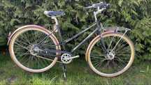 Rower miejski Creme Caferacer Lady Doppio Custom – Black Matt 495mm
