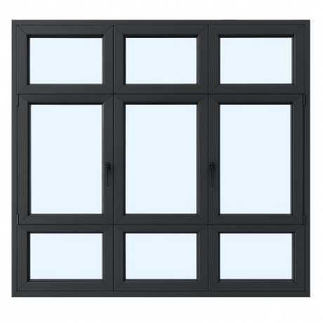 Okno PCV 240x211 / 2400x2110 - Oknooultet / TANIO