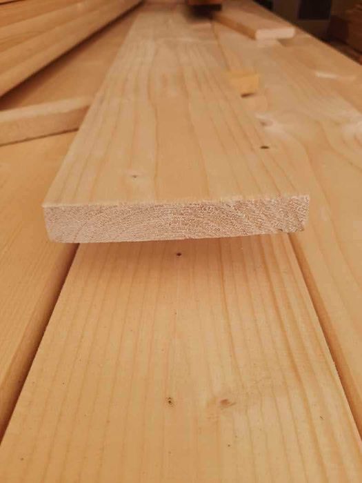 Deska podłogowa 2,8 cm gładka świerk strugana Śląsk