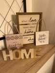 Conjunto de Decoração “HOME” – Estilo Rústico Aconchegante