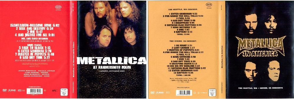 METALLICA CDs Bandeiras Tshirts Posters Postais Etc Também vendo sepa