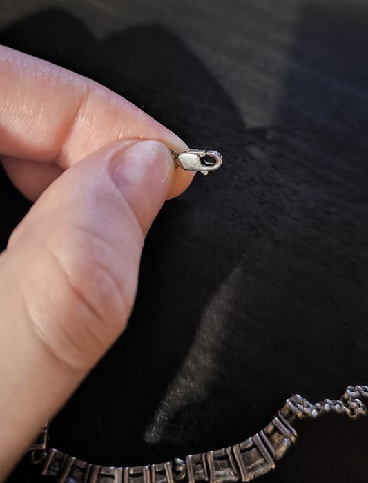 Браслет серебро с фианитами