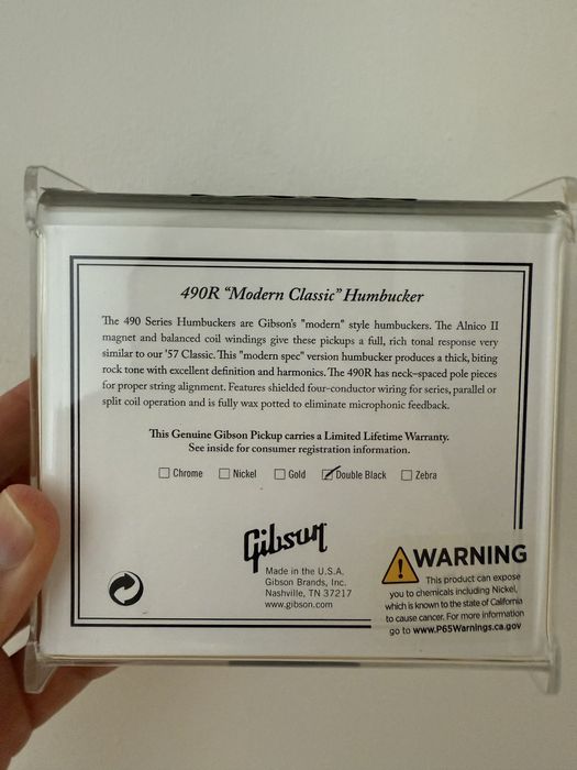 Gibson pickups 490R