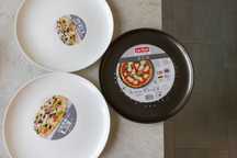 Zestaw: 2 talerze do pizzy + blacha Zenker do pieczenia pizzy 32 cm