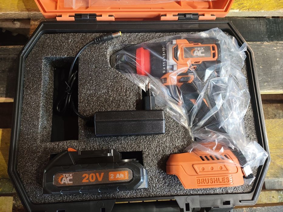 Аккумуляторный Бесщеточный шуруповёрт Техас TAOE-CD34DC/съемный/1АКБ