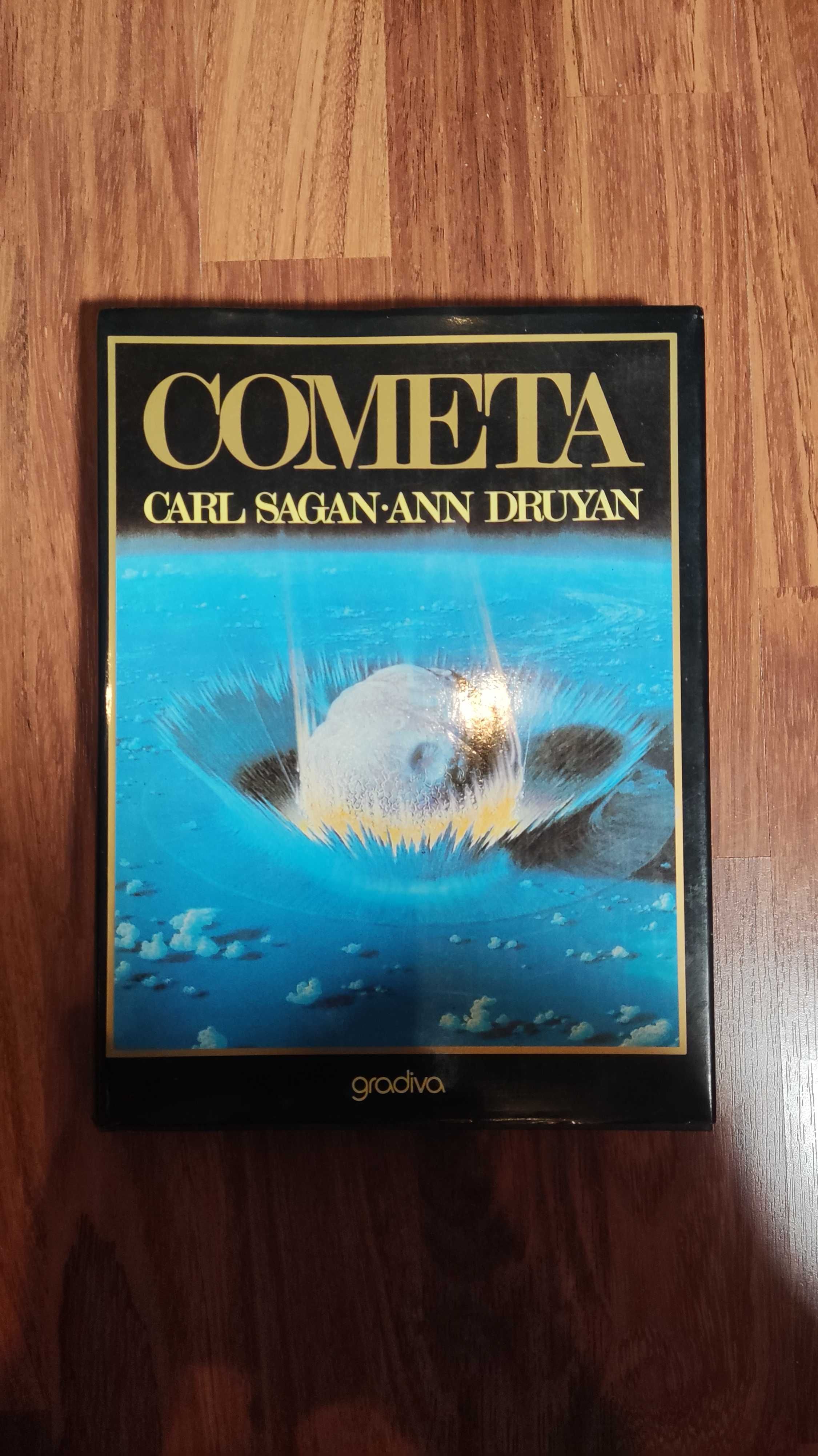 Livro "COMETA" de Carl Sagan e Ann Druyan (edição cometa Halley)