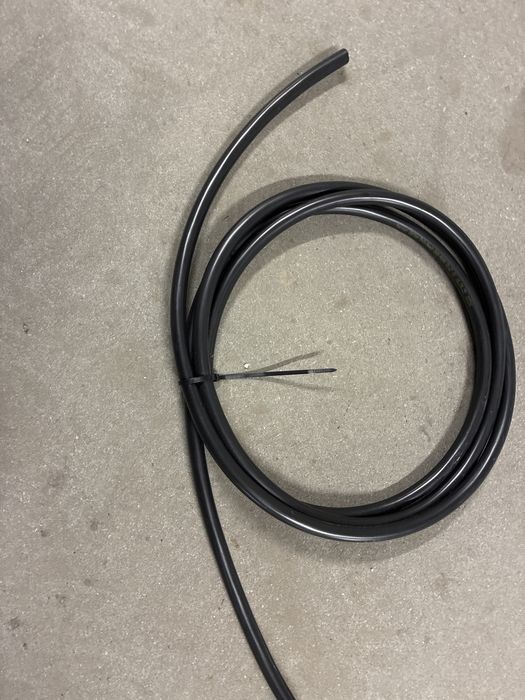Przewod kabel przewodowy czarny do piekarnika plyty NOWY 3mb 5 x 2,5