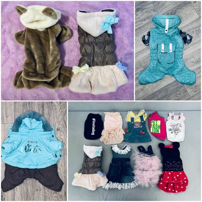 Комбинезон куртка жилет кофта платье одежда  для собак pet fashion