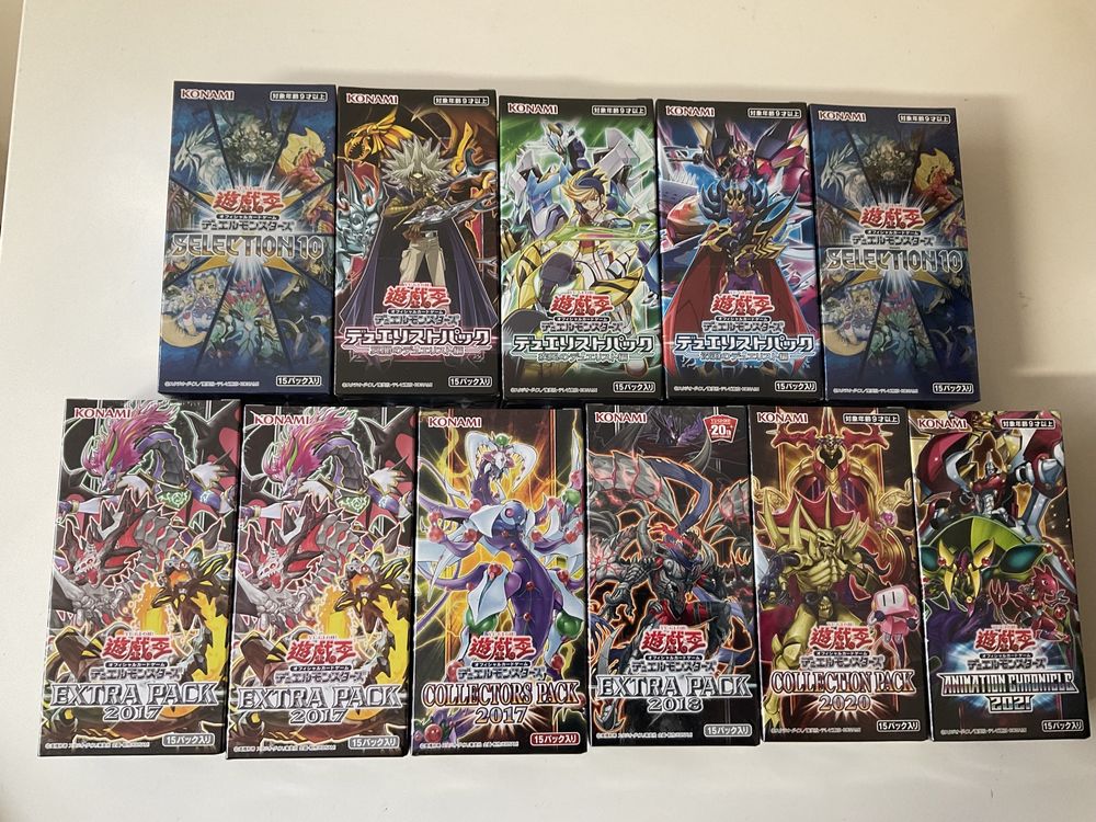 Booster Boxes Yu-Gi-Oh - Japonês - Novas e Seladas