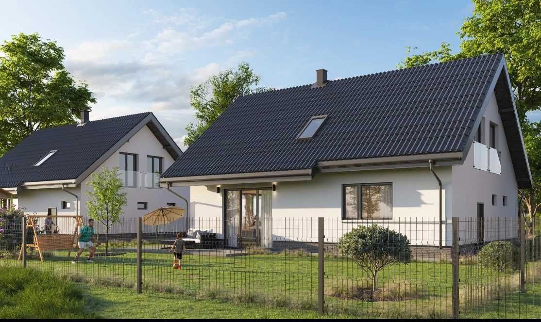 Dom wolnostojący  Nowa wioska projekt (Darlena wok1071)