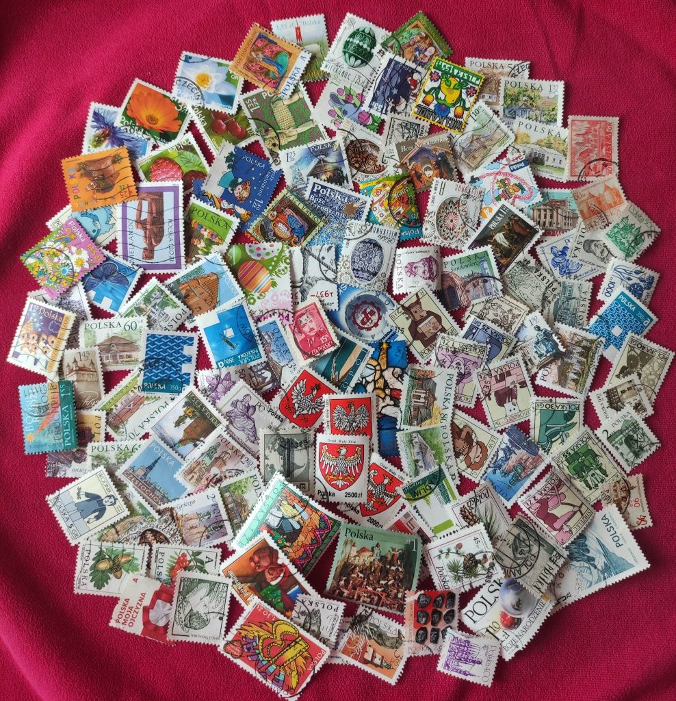 Mix znaczków pocztowych