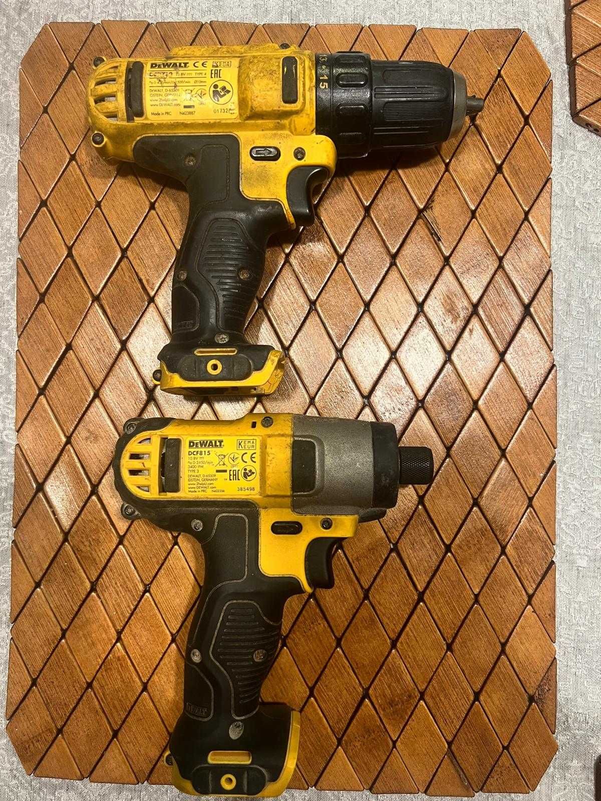Dewalt Wiertarko-wkrętarka Dewalt DCD710 + zakrętarka DCF815 po serwis