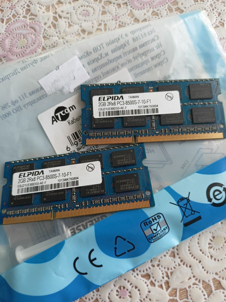Память оперативная для ноутбука ddr3 2 gb