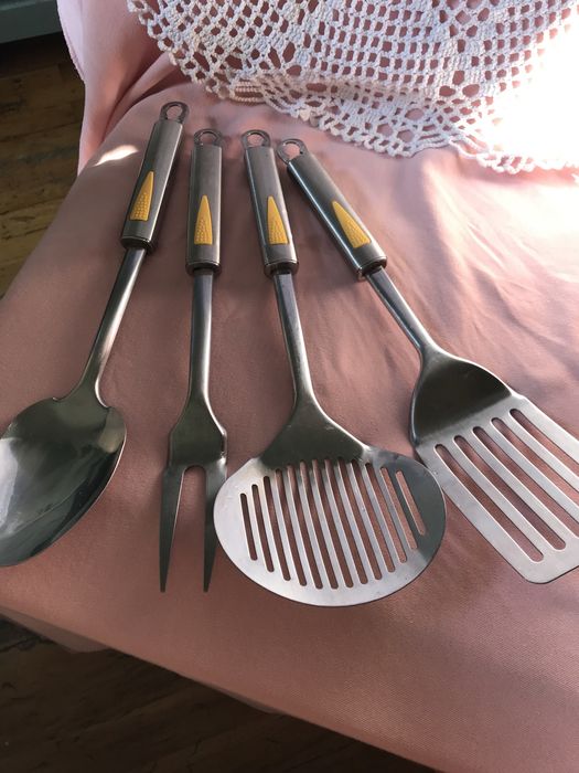 Набор кухонных бу принадлежностей из нержавейки бу